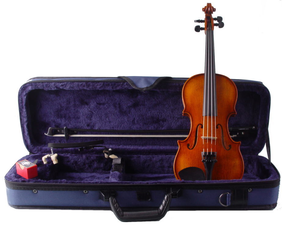 Violine W Mahr 1/8 Größe im Set mit Bogen Schulterstütze Etui