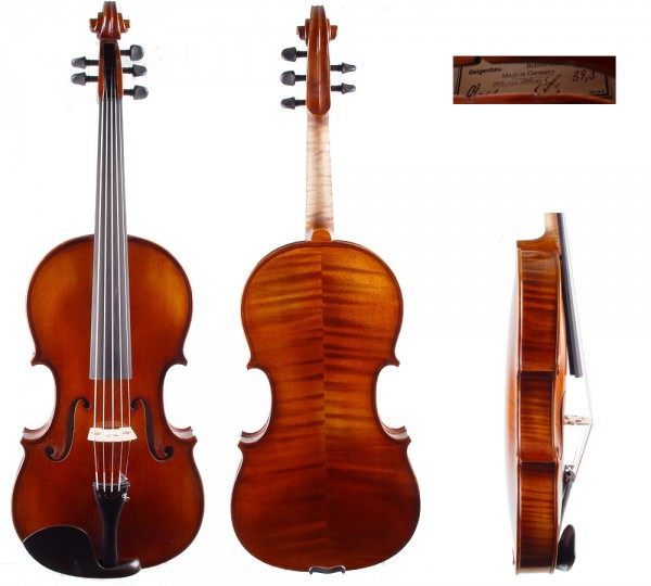 5-saitige Bratsche mit e-Saite, 39,5 cm Korpuslänge 5-Saiter Viola