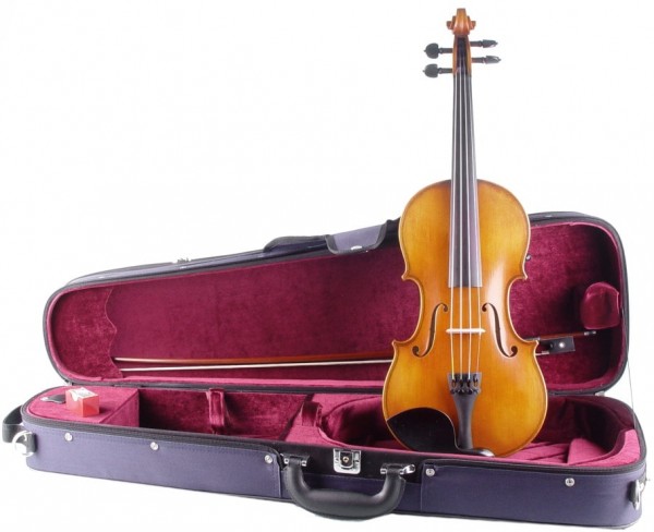 Violine Alosa im Set 4/4 Größe runder voller Klang